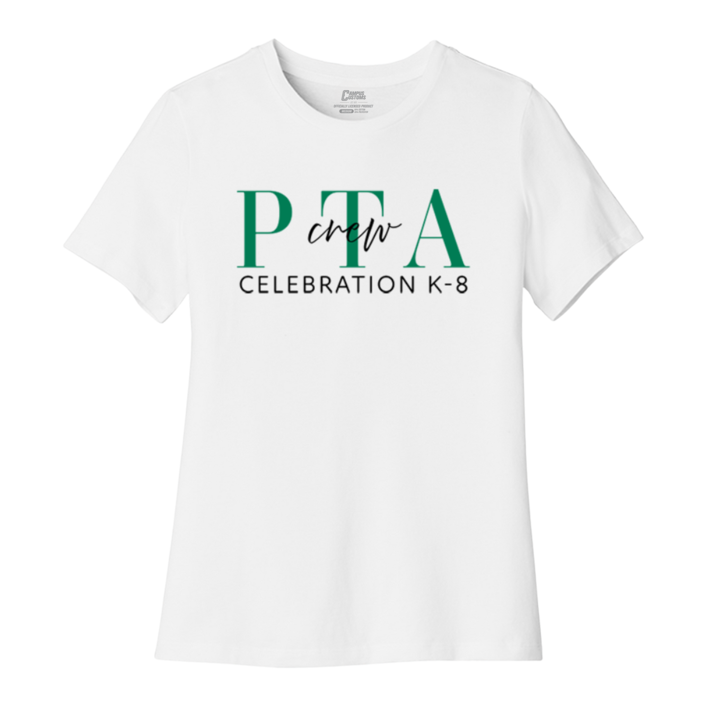 Ladies Celebration K8 PTA Crew Tee