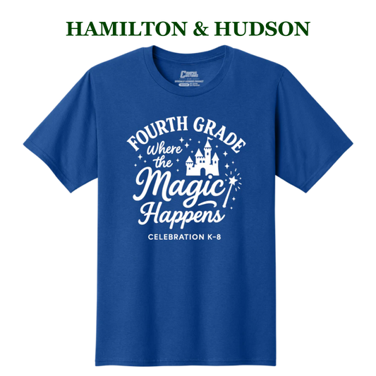 Celebration K-8 Adult 4th Grade T-Shirt - Hamilton & Hudson