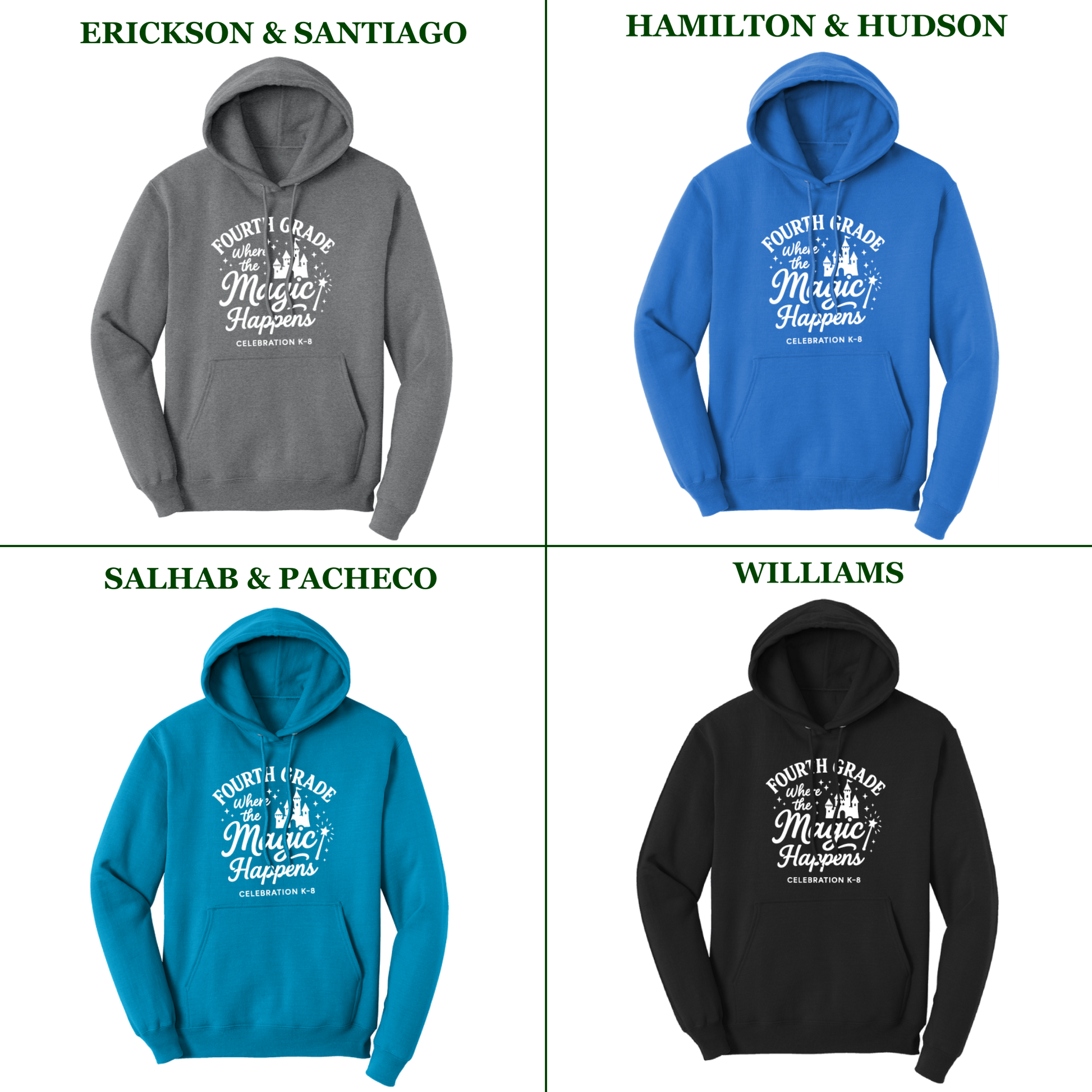 Celebration K-8 Adult 4th Grade Hoodie - All