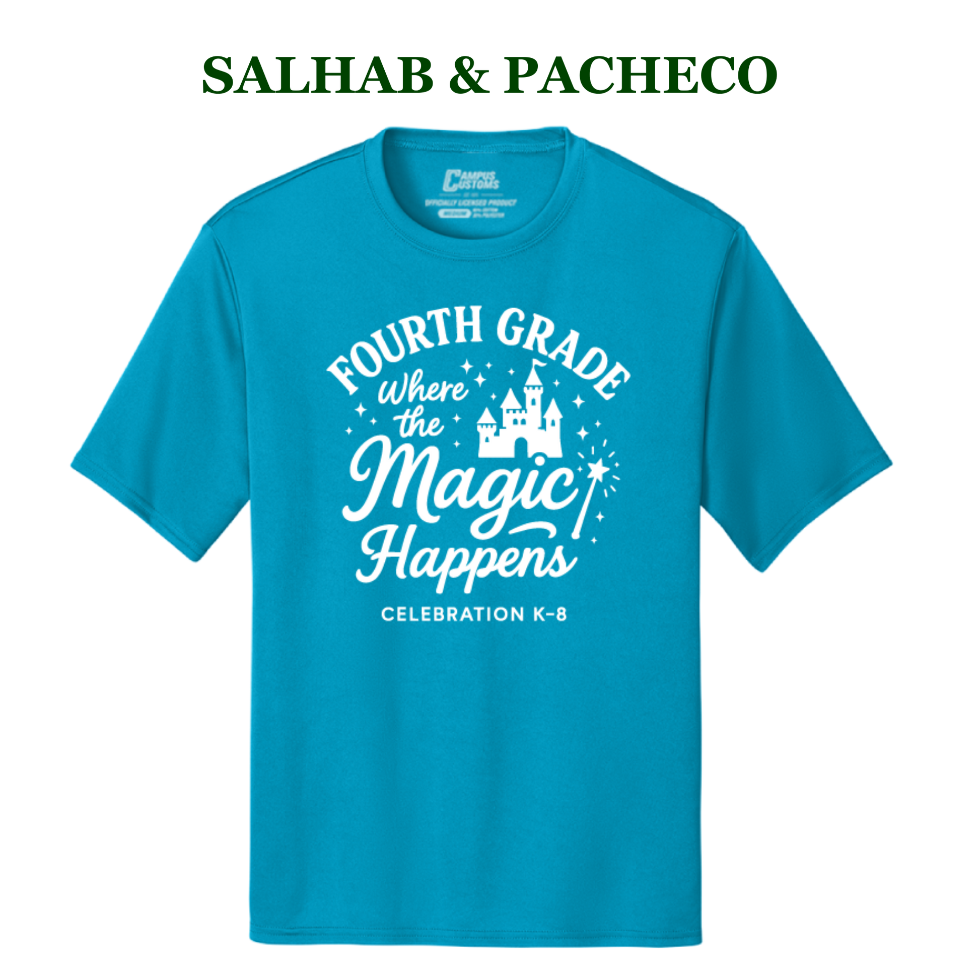 Celebration K-8 Adult 4th Grade Performance T-Shirt - Salhab & Pacheco 