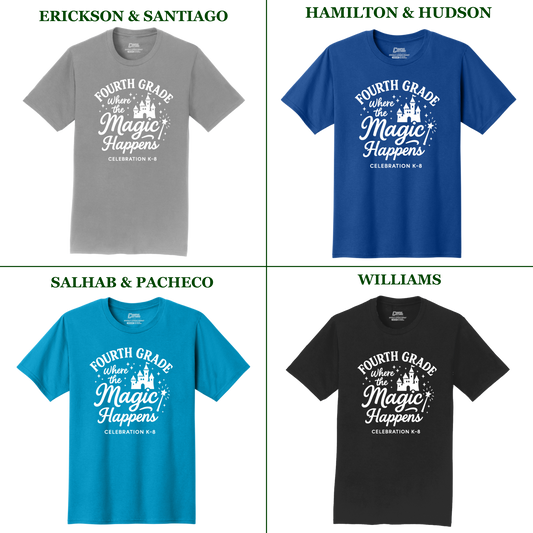 Celebration K-8 Adult 4th Grade T-Shirt - All
