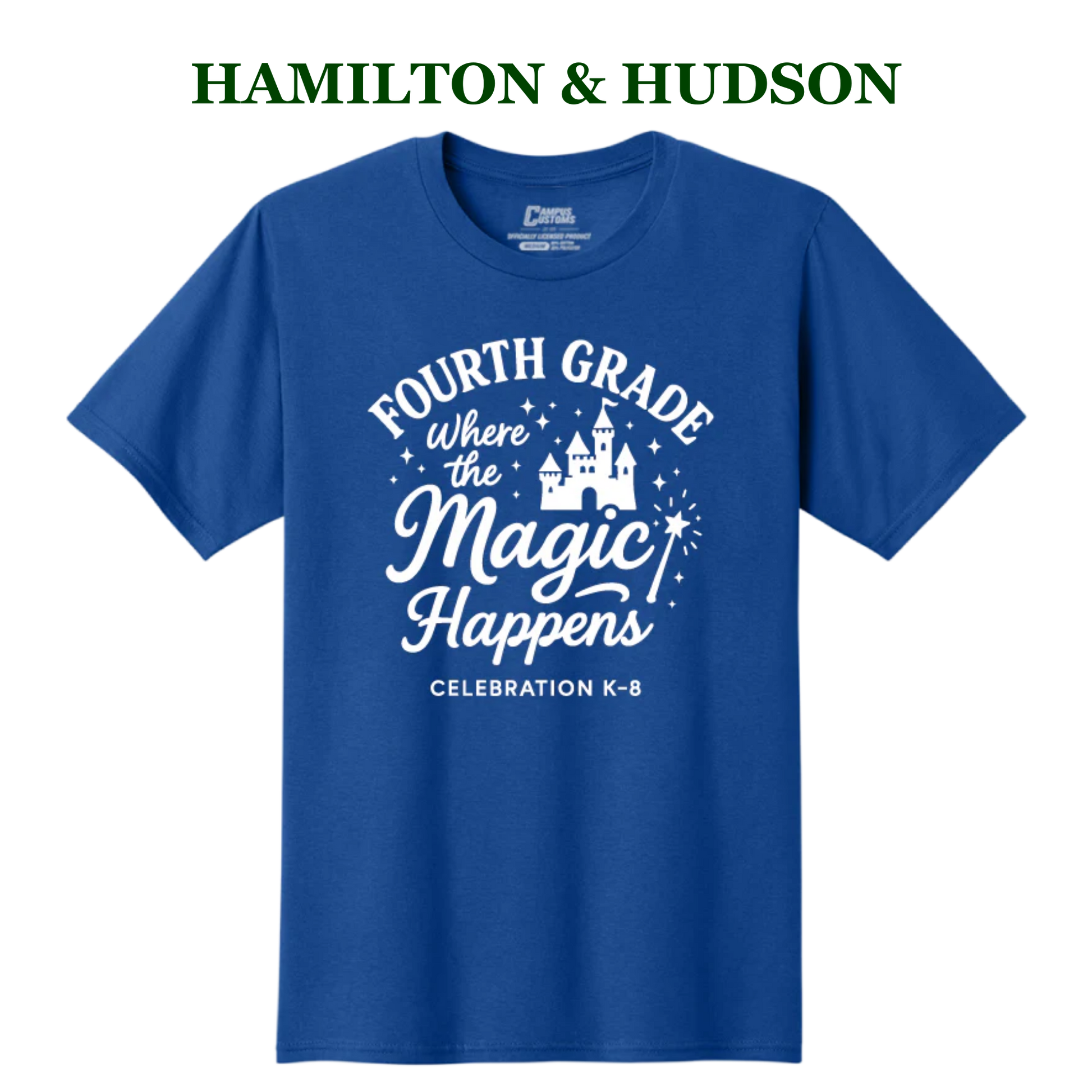 Celebration K-8 Adult 4th Grade T-Shirt - Hamilton & Hudson