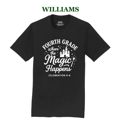Celebration K-8 Adult 4th Grade T-Shirt - Williams 