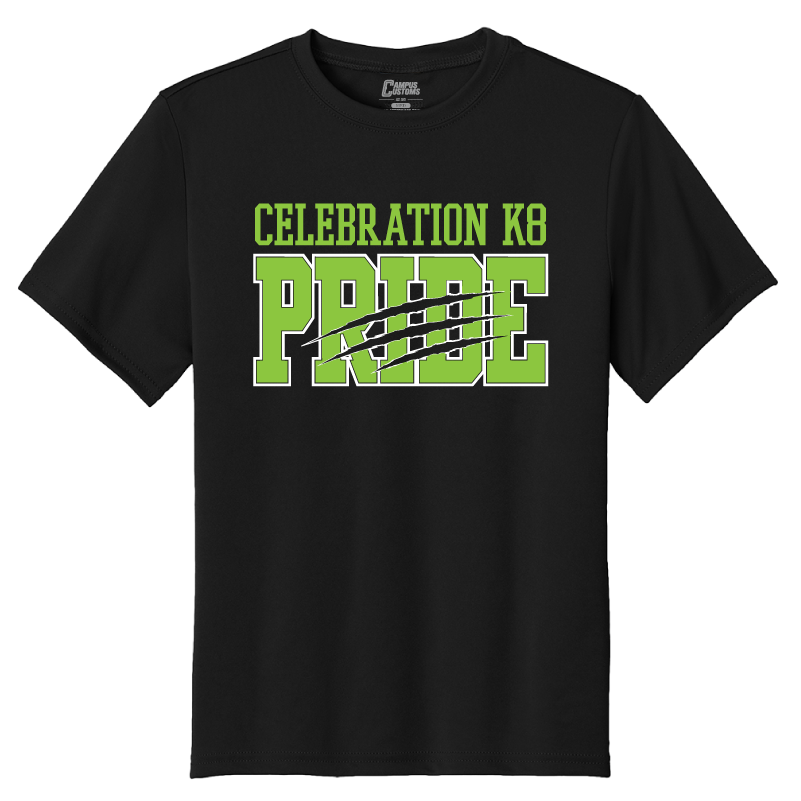 Celebration K-8 Claw Swipe Performance T-Shirt