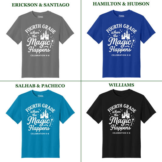 Celebration K-8 Youth 4th Grade Performance T-Shirt - All