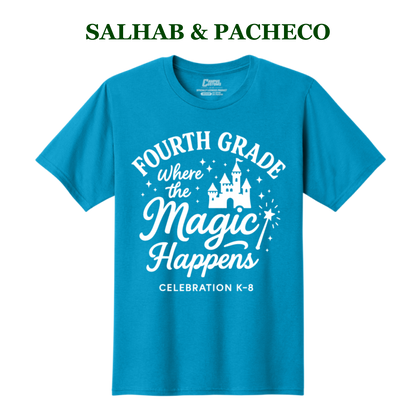 Celebration K-8 Youth 4th Grade T-Shirt - Salhab & Pacheco