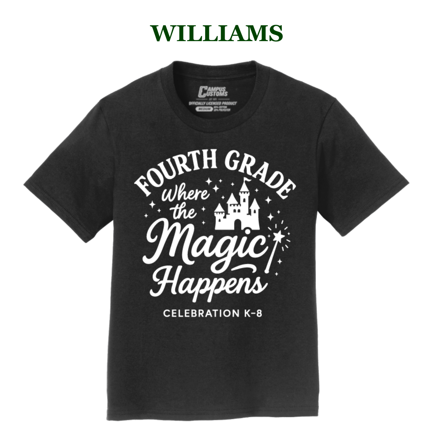 Celebration K-8 Youth 4th Grade T-Shirt - Williams