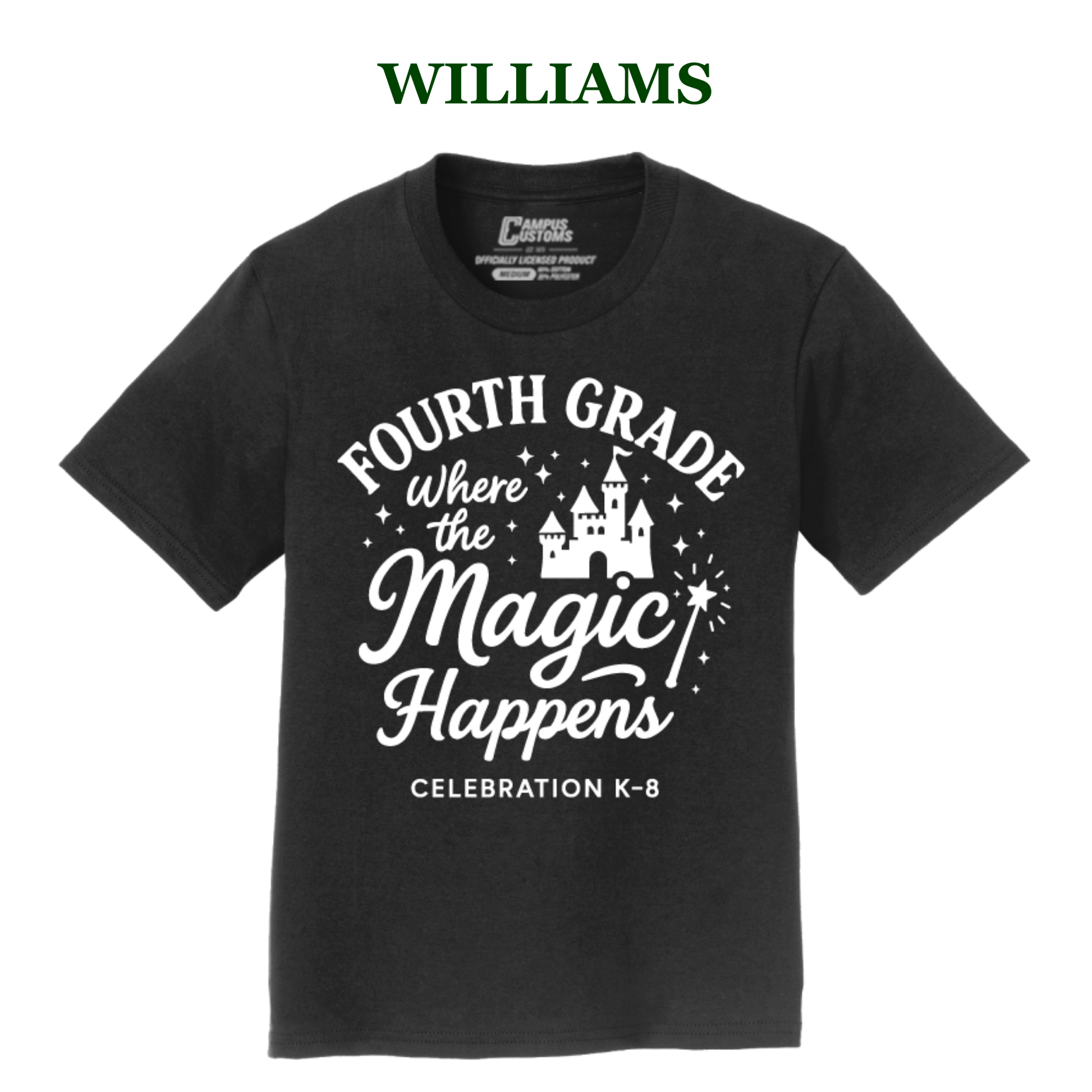Celebration K-8 Youth 4th Grade T-Shirt - Williams