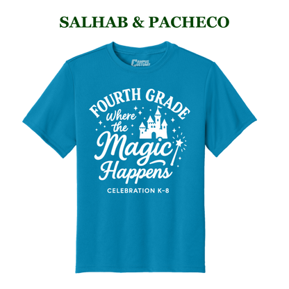 Celebration K-8 Youth 4th Grade Performance T-Shirt - Salhab & Pacheco
